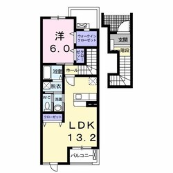 ブリラテ　ラ　ルーナIIの物件間取画像